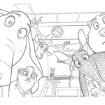 coloriage Zootopie 2 pour enfant a imprimer gratuit