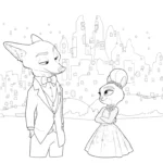 coloriage Zootopie 2 a imprimer gratuitement