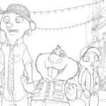 coloriage Zootopie 2 a imprimer