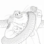 coloriage Zootopie 2 à imprimer pour enfants