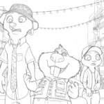 coloriage Zootopie 2 a colorier en ligne