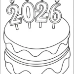 coloriage 2026 gratuit a imprimer