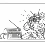 coloriage Bumblebee à imprimer pdf gratuit