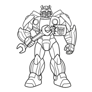 imprimer coloriage Bumblebee pour enfant