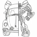 coloriage Bumblebee pour enfants à télécharger