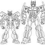 coloriage Bumblebee a colorier en ligne gratuitement