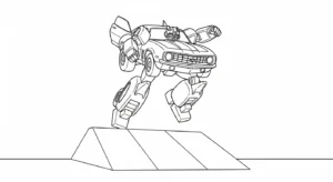 coloriage Bumblebee pour enfants a imprimer