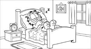 télécharger coloriage Garfield updated gratuit