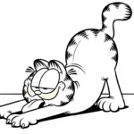 coloriage Garfield updated à imprimer