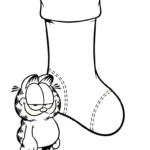coloriage Garfield updated a dessiner et imprimer