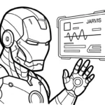 coloriage Iron Man updated gratuit