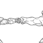 coloriage Iron Man updated pour enfant de 5 ans