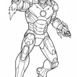 coloriage Iron Man updated et dessins