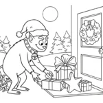 coloriage Krampus updated à imprimer pdf gratuit