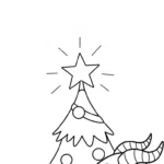 coloriage Krampus updated pour enfant a imprimer gratuit