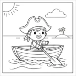 coloriage Pirate updated à imprimer pour enfant de 12 ans