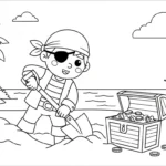 coloriage Pirate updated à imprimer pdf