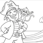 coloriage Pirate updated pour enfant de 2 ans