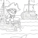 coloriage Pirate updated à imprimer pour enfant de 12 ans