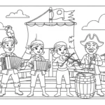 coloriage Pirate updated pour primaire