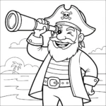 coloriage Pirate updated pour bebe a imprimer