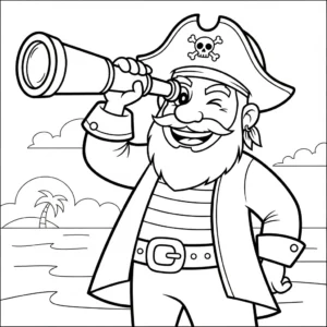 coloriage Pirate updated pour bebe a imprimer