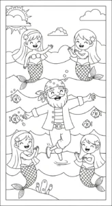 coloriage Pirate updated à imprimer a4