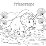 coloriage Préhistoire et decoupage a imprimer gratuit