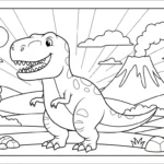 coloriage T Rex updated pour enfant de 10 ans