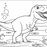 coloriage T Rex updated gratuit