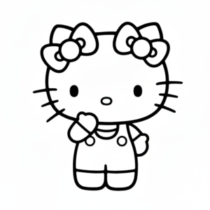 coloriage sanrio updated pour enfant de à imprimer