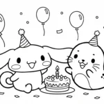 coloriage sanrio updated a imprimer pour enfant de 4 ans