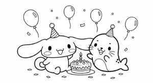 coloriage sanrio updated a imprimer pour enfant de 4 ans