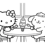 coloriage sanrio updated pour enfant de 10 ans