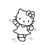 coloriage sanrio updated pour enfant de 3 ans