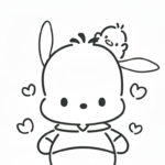 coloriage sanrio updated a imprimer gratuitement