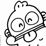 coloriage sanrio updated à imprimer pour enfant de 2 ans