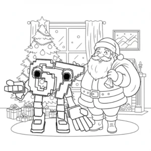 coloriage 67 Noel pour enfants a imprimer gratuit