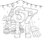 coloriage 67 Noel pour enfants à imprimer