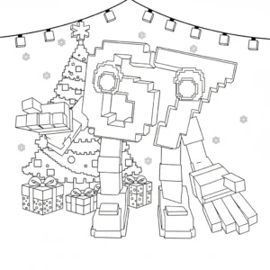 coloriage 67 Noel pour enfants à imprimer