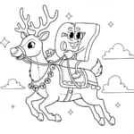 coloriage 67 Noel pour enfants a imprimer