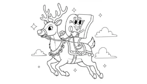 coloriage 67 Noel et decoupage a imprimer gratuit