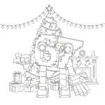 coloriage 67 Noel et dessins