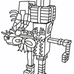 coloriage Brainrots Noel a dessiner en ligne