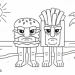 a imprimer coloriage Burguro & Fryuro gratuit