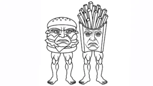 coloriage Burguro & Fryuro a dessiner en ligne