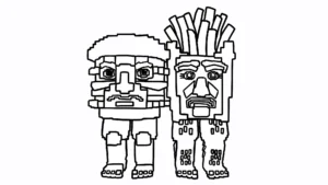 coloriage Burguro & Fryuro gratuit