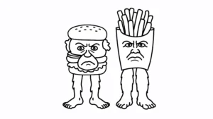 coloriage Burguro & Fryuro d