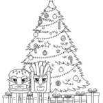 coloriage Burguro & Fryuro à imprimer kawaii