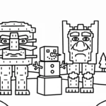 coloriage Burguro & Fryuro à imprimer pour enfants